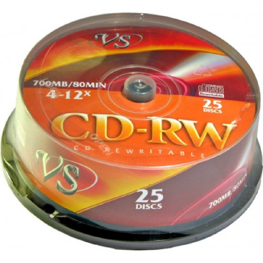 CD-RW  (25) VS 700mb 12x Cake