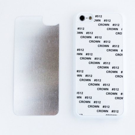 2D Чехол пластиковый для iphone 5C белый (со вставкой под сублимацию)