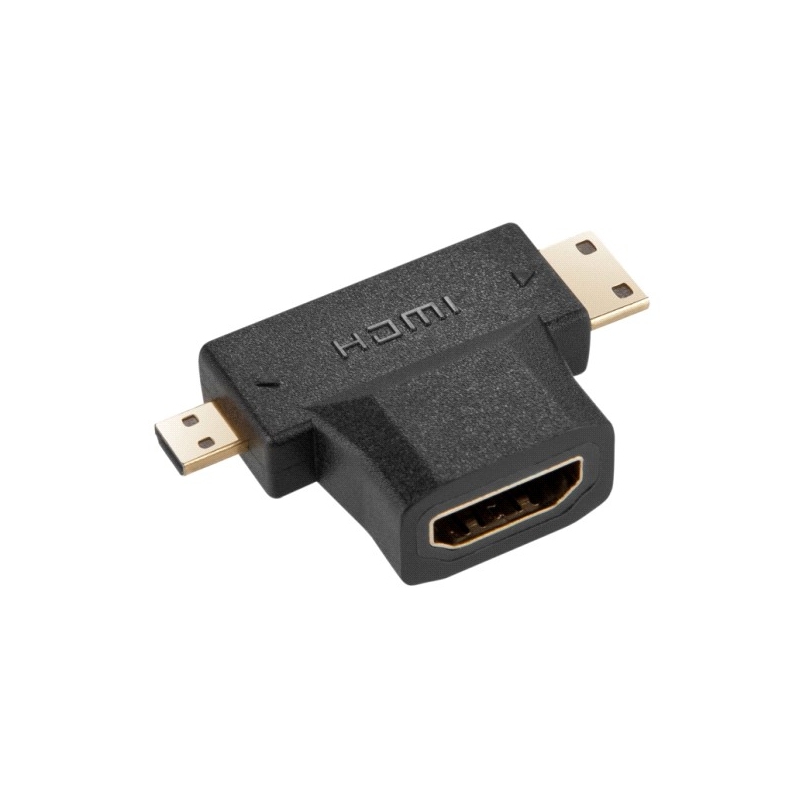 Переходник HDMI-micro HDMI-mini HDMI Perfeo
