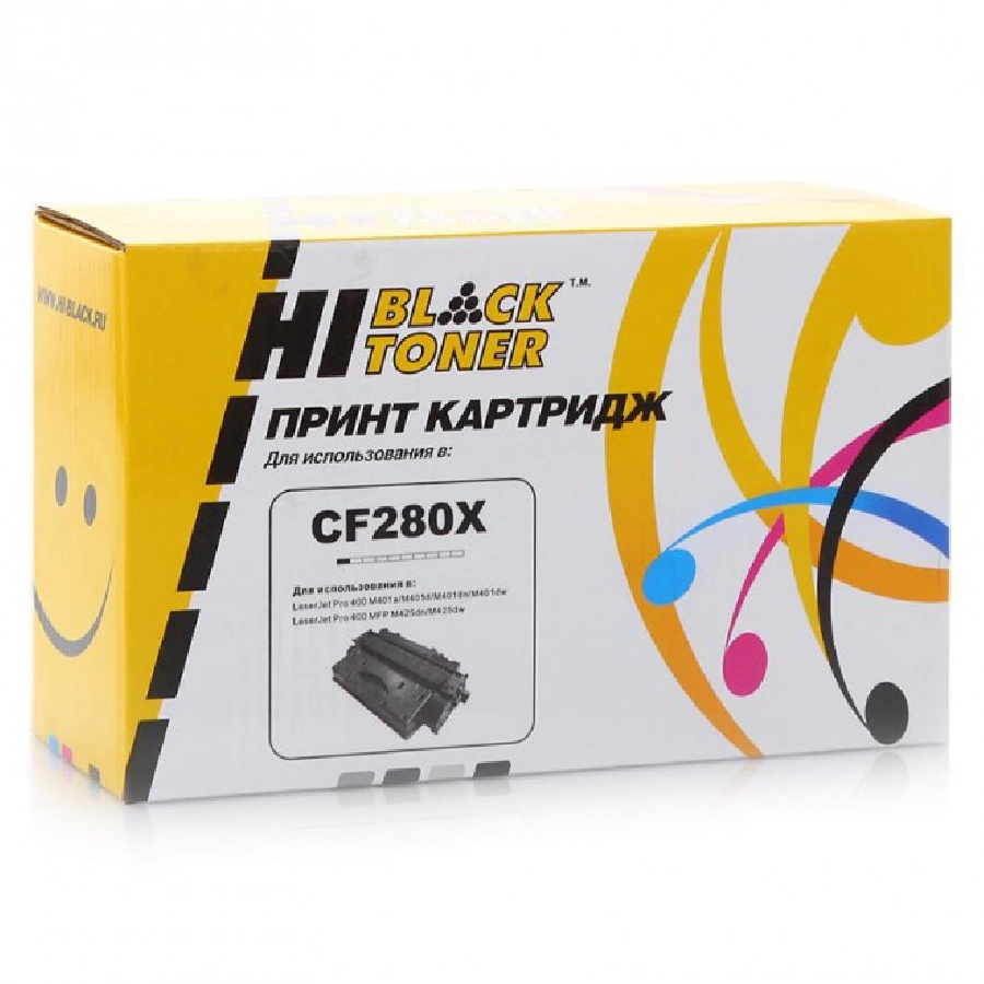 Картридж лазерный HP CF280X 400/425 (Hi-Black) 6.9к