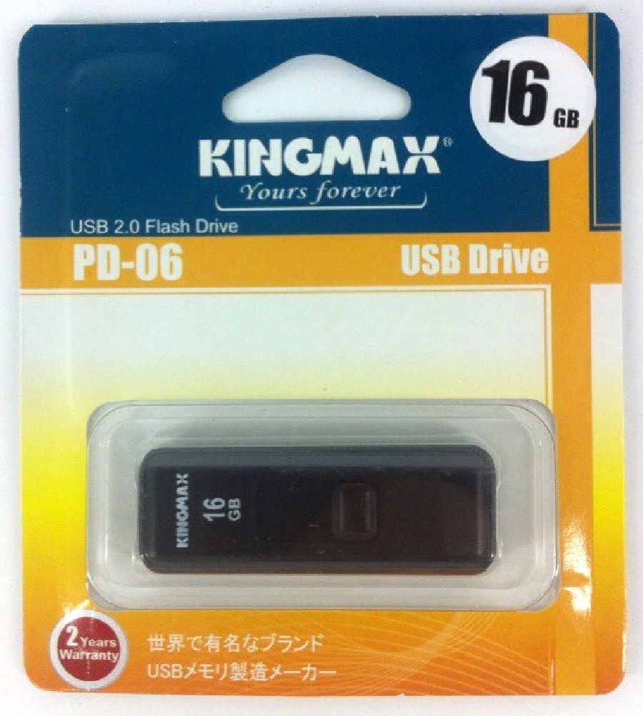 Flash Drive 16GB Kingmax PD-06 black