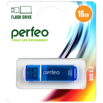 Flash Drive 16GB Perfeo C13 Blue