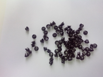 Люверсы черные d 5,5 mm 1000 шт