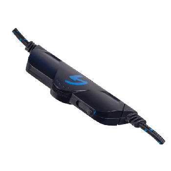Гарнитура Perfeo GUARD черн-синий USB (LED)