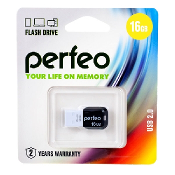 Flash Drive 16GB Perfeo M02 White