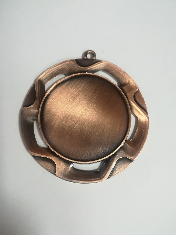 Медаль МЕ 054 бронза под вставку 50мм