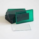 Фото-магнит прямоугольник зеленый (25шт в упак.) 52х77 мм