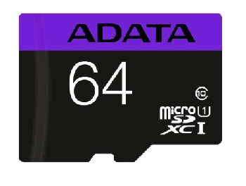 Micro SDXC 64 GB A-DATA Class10 UHS-1