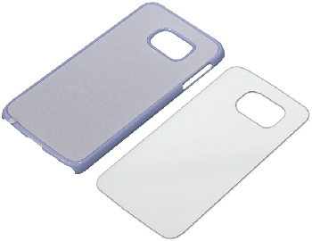 2D Чехол пластиковый для Samsung Galaxy S6 белый (со вставкой под сублимацию)