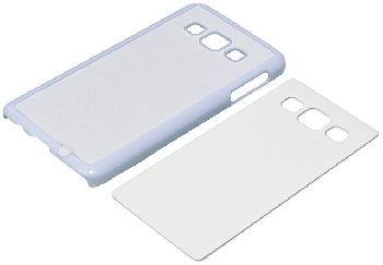 2D Чехол пластиковый для Samsung Galaxy A3 белый (со вставкой под сублимацию)