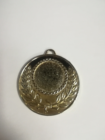 Медаль Лавровый венок бронза под вставку 25мм