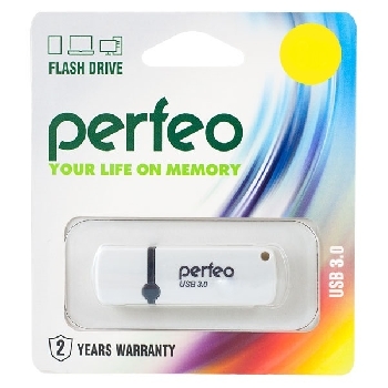 Flash Drive 16GB Perfeo C08 White 3.0