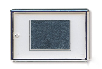 Фото-магнит прямоугольник тиснение синий (25шт в упак.) 52х77 мм