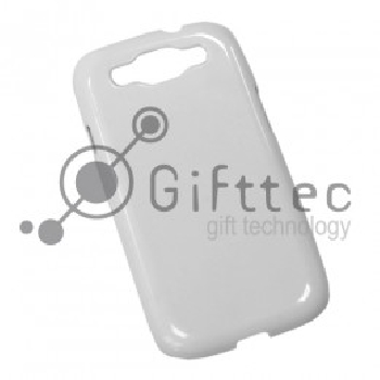 3D Чехол пластиковый для смартфона Samsung Galaxy S3 i9300 белый глянцевый (для 3D-вакуумной машины)