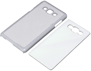 2D Чехол пластиковый для Samsung Galaxy A7 белый (со вставкой под сублимацию)