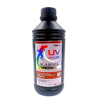 УФ чернила UV-Rigid AGAMMA 1л./бут. Magenta (для твердых поверхностей)