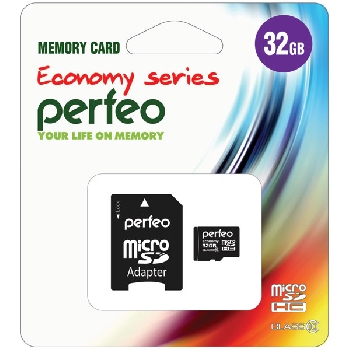 Micro SDHC 32 GB Perfeo Class 10 ECONOMY SERIES