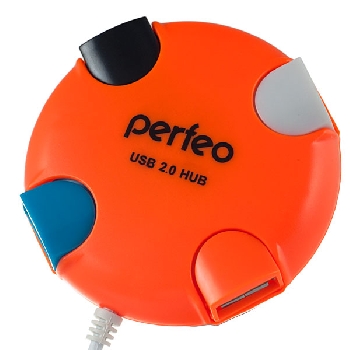 USB-хаб Perfeo PF-HYD-6098H Orange