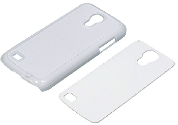 2D Чехол пластиковый для Samsung Galaxy S4 mini белый (со вставкой под сублимацию)