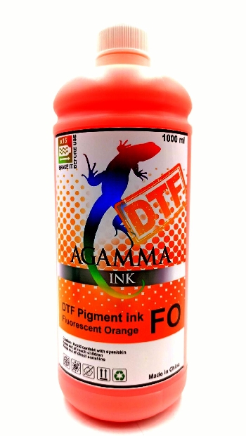 Текстильные чернила AGAMMA  DTF 1л./бут. Fluor Orange