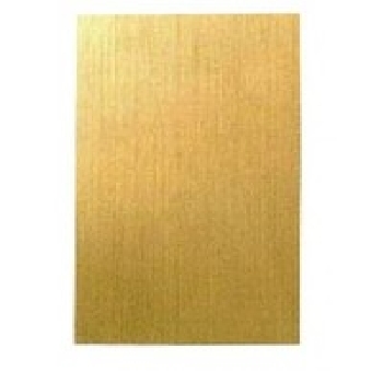 Металлическая пластина 20*30 см (цвет золото шлифованное)алюм