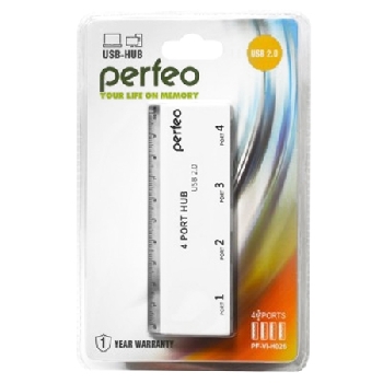 USB-хаб Perfeo PF-VI-H026 White