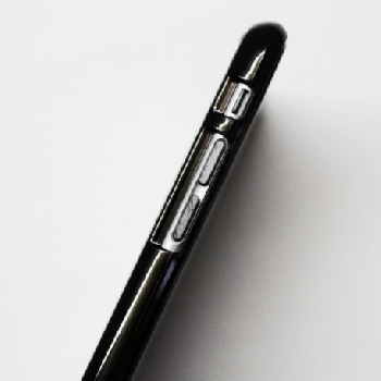 2D Чехол пластиковый для iphone 6/6S черный (со вставкой под сублимацию)