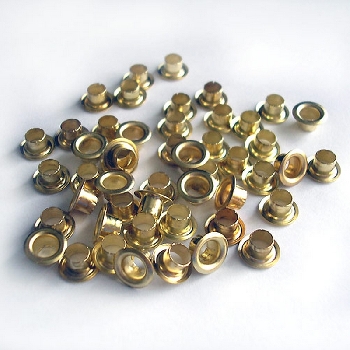 Люверсы золото d 4 mm 1000 шт