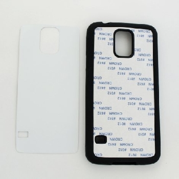 2D Чехол силиконовый для Samsung Galaxy Note 4 черный (со вставкой под сублимацию)