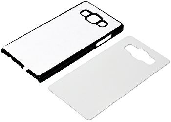 2D Чехол пластиковый для Samsung Galaxy E5 черный (со вставкой под сублимацию)