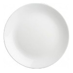 Тарелка для сублимации, белая, фарфоровая 25см