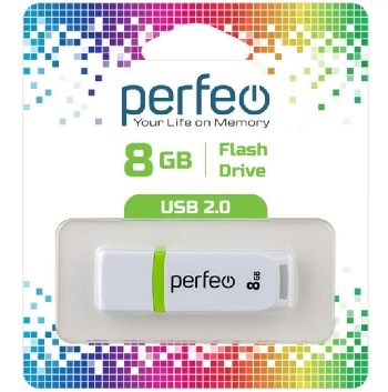 Flash Drive 32GB Perfeo C11 White