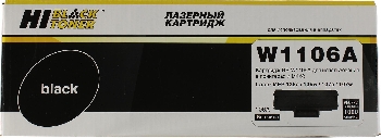 Картридж лазерный HP W1106A 106a (Hi-Black)  чип 1к