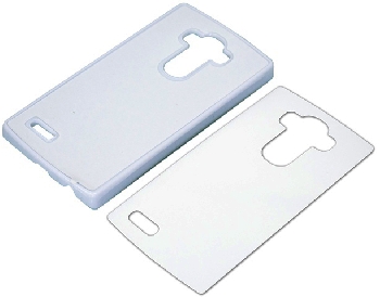 2D Чехол пластиковый для смартфона LG G4 белый (со вставкой под сублимацию)