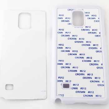 2D Чехол пластиковый для Samsung Galaxy Note 4 белый (со вставкой под сублимацию)