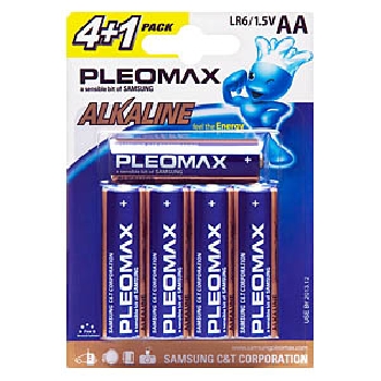 Батарейка Samsung Pleomax LR6-4+1BL