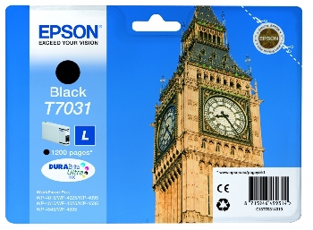 Картридж для струйного принтера Epson WP-4015 C13T70314010 Black T7031