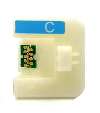 Одноразовый чип Epson SC-F6200/F7200/F9200/F9300 Cyan (T7412) с держателем