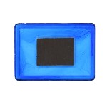 Фото-магнит прямоугольник синий (25шт в упак.) 52х77 мм