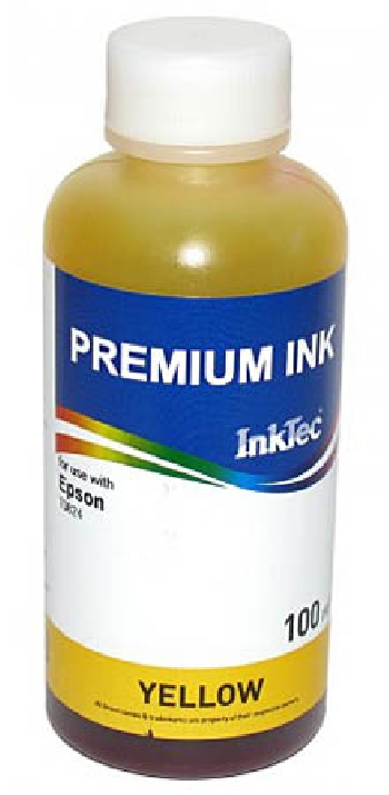 Чернила водные для Epson, InkTec Yellow 100мл.  E0005-100MY