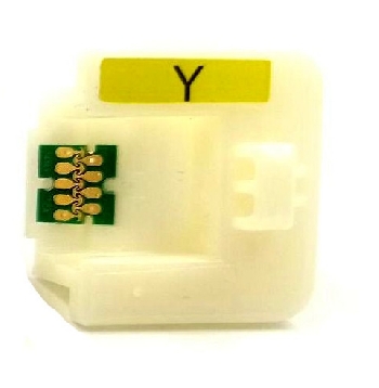 Многоразовый чип Epson SC-F6380/F9480/F9480H Yellow с держателем (работают только после расчиповки принтера)
