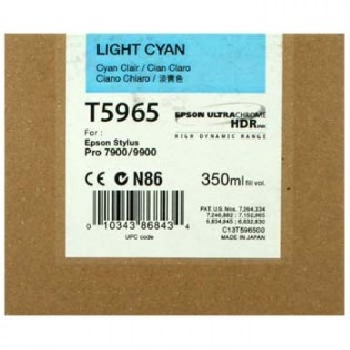 Картридж для широкоформатного плоттера Epson Stylus Pro 7900, 9900, WT7900, 7890, 9890 C13T596500 Light Cyan T5965 350мл