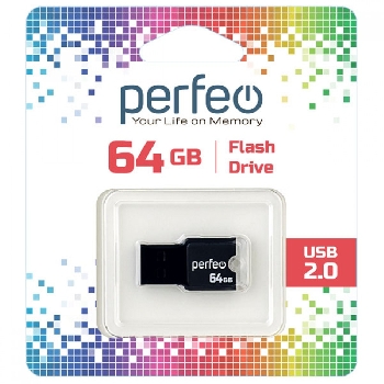 Flash Drive 64GB Perfeo M01 Black