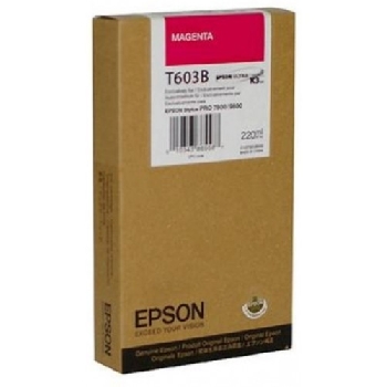 Картридж для широкоформатного плоттера Epson Stylus PRO 7800/9800 C13T603B00 Magenta T603B 220мл