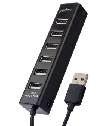 USB-хаб Perfeo PF-VI-H035 Black
