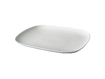 Тарелка для сублимации, прямоугольная( белая ) , керамическая 12,6см Х 16,5см
