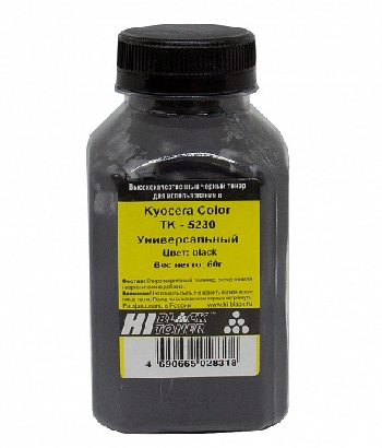 Тонер Kyocera Color TK-5230 Black 60г (Hi-Black)