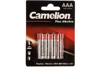 LR03 Батарейка Camelion 4BL Plus Alkaline