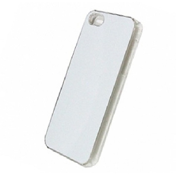 2D Чехол силиконовый для iphone 4/4s прозрачный (со вставкой под сублимацию)