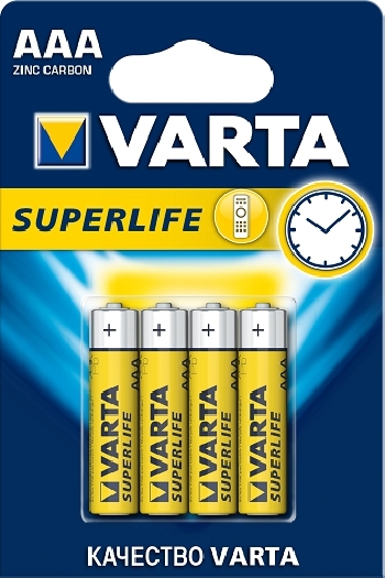 R03 Батарейка Varta SUPER LIFE 4BL